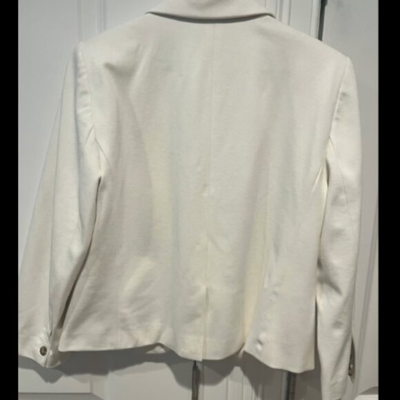 Ann Taylor - One-button Blazer (Off-White) - Picture 4 of 7